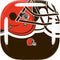 NFL Cleveland Browns Large Logo Galaxy Buds Live Skin